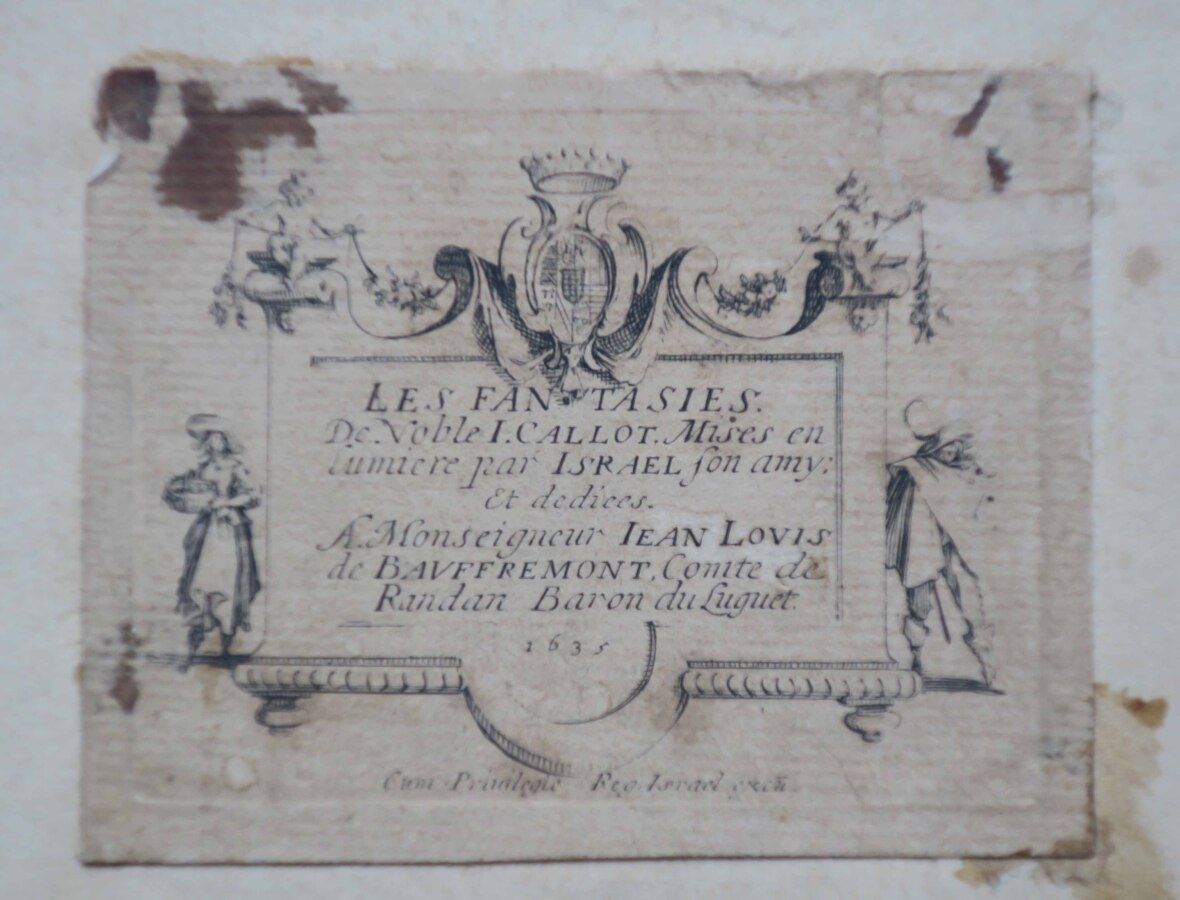 Null CALLOT Jacques (Nancy 1592 1635) (d'après) - "Les Fantaisies. De Noble I. C&hellip;