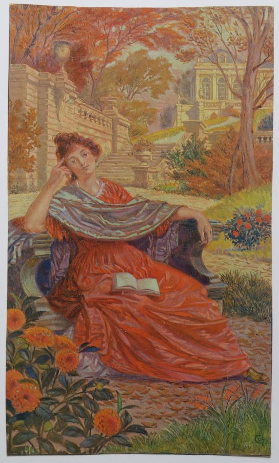Null GRASSET Eugène (Lausanne 1845 Sceaux 1917) (D'après) - [Femme assise sur un&hellip;