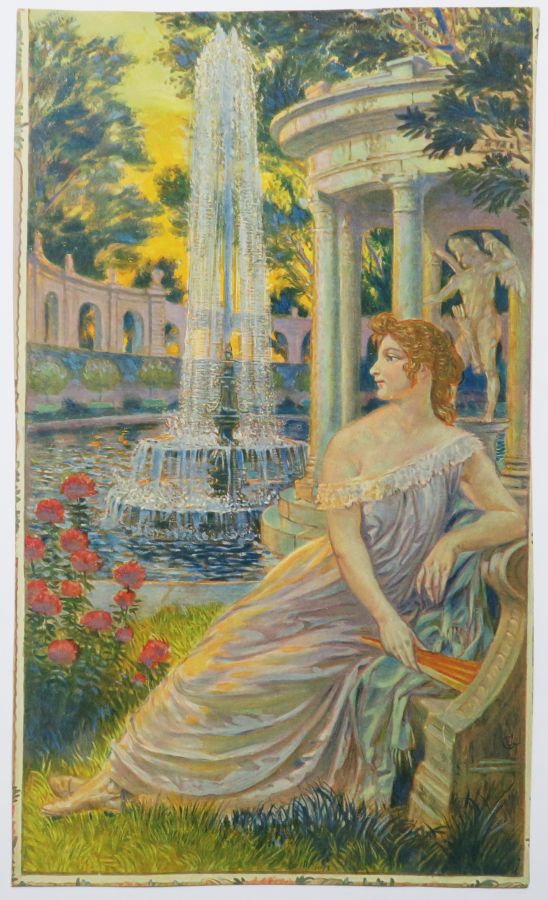 Null GRASSET Eugène (Lausanne 1845 Sceaux 1917) (D'après) - [Femme à la fontaine&hellip;