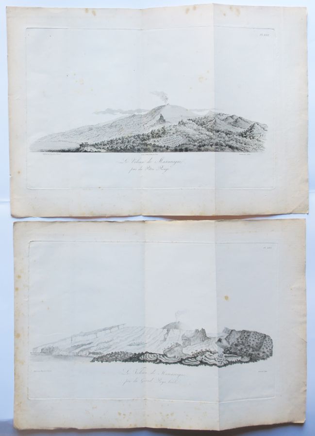 Null 印度洋--2个景观："Le VOLCAN DE MASCAREIGNE, pris du Grand Pays brûlé" & "Le Volcan&hellip;