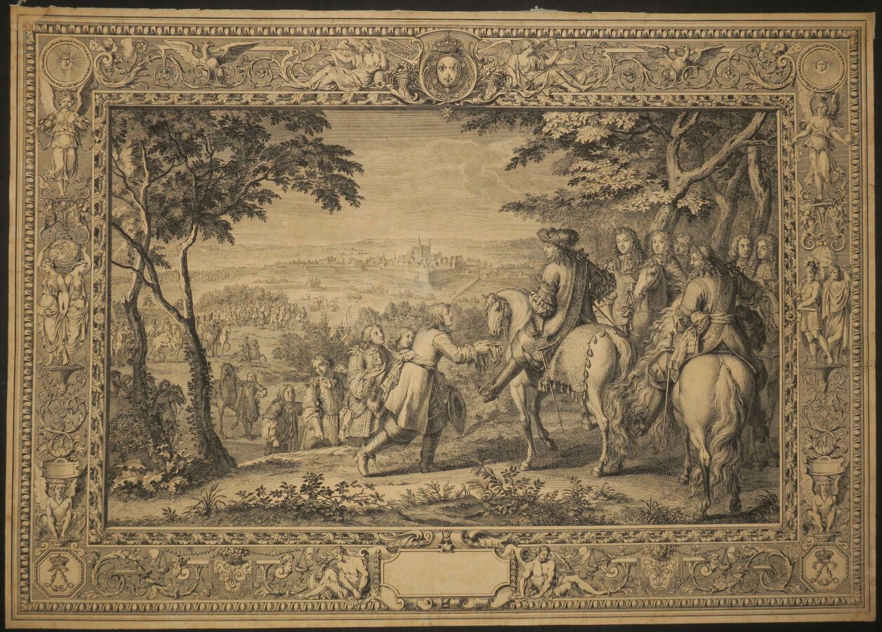 Null LECLERC Sébastien I (1637-1714) - "Réduction de la ville de Marsal en Lorra&hellip;