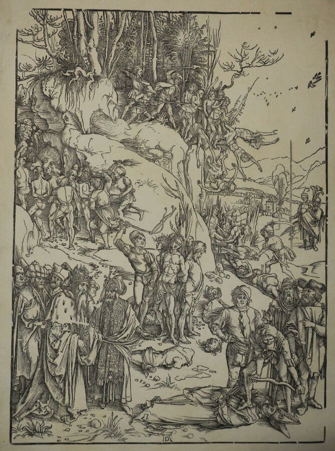 Null DÜRER Albrecht (1471 1528) - "Le martyre des dix mille Chrétiens". C.1496-1&hellip;