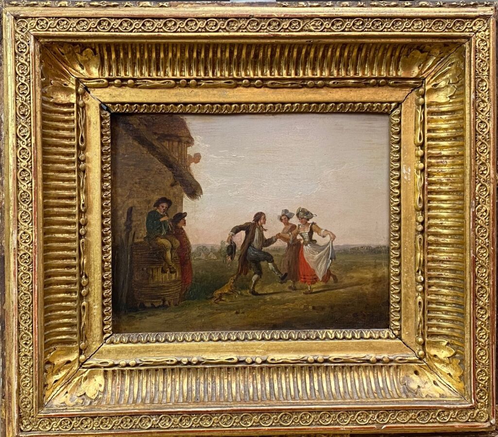 Null WATTEAU de LILLE Louis - Joseph (Entourage de) (1731 - 1798) : « La Danse v&hellip;