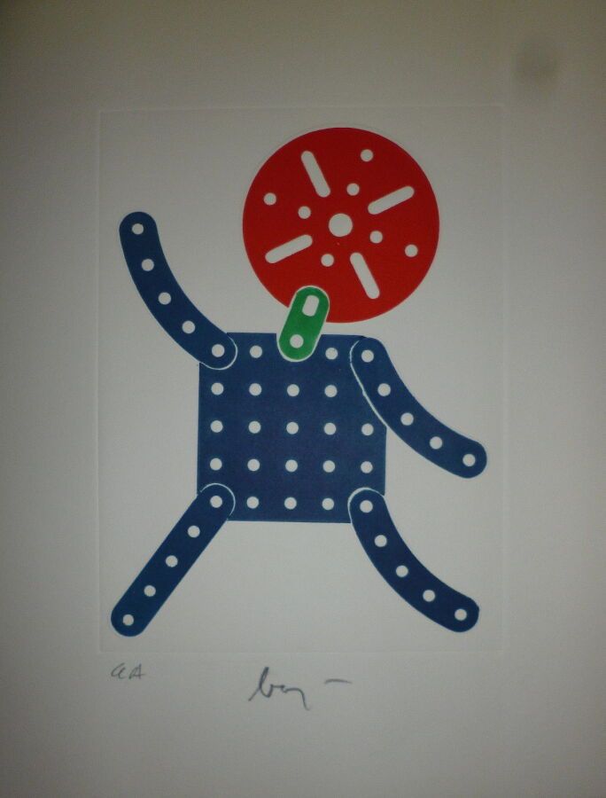 Null BAJ Enrico Radierung, signiert, begründet EA, Format 28 x 22 cm