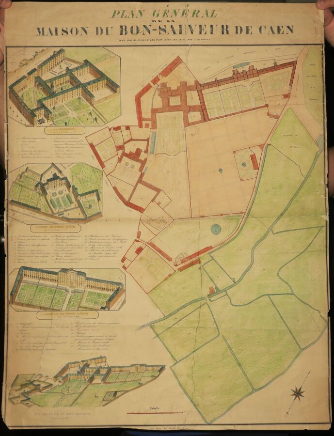 Null CALVADOS (14) - CAEN - "PLAN général de la MAISON du BON-SAUVEUR DE CAEN, l&hellip;