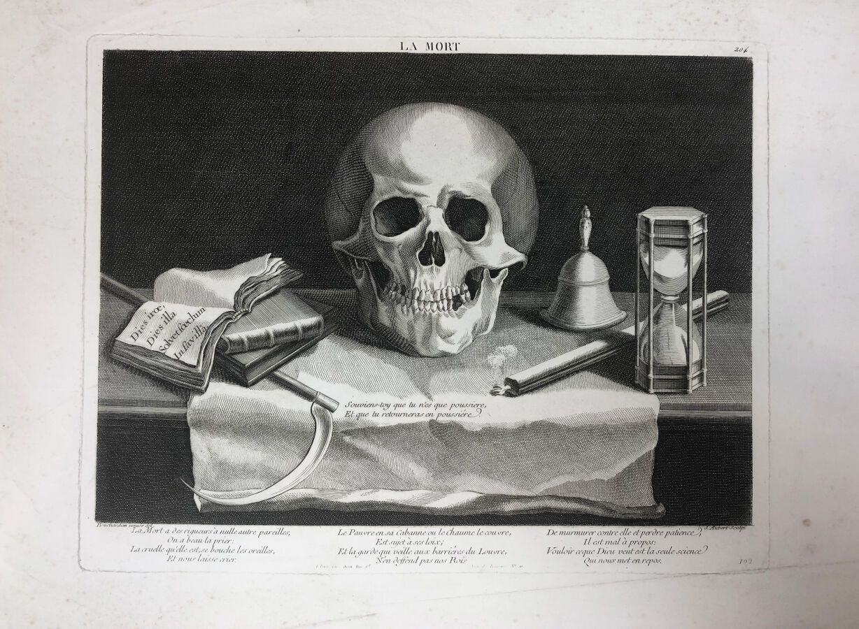 Null MEMENTO MORI - [ALLEGORY OF DEATH] - BOUCHARDON - "Death". 约1800-1810.根据Jac&hellip;
