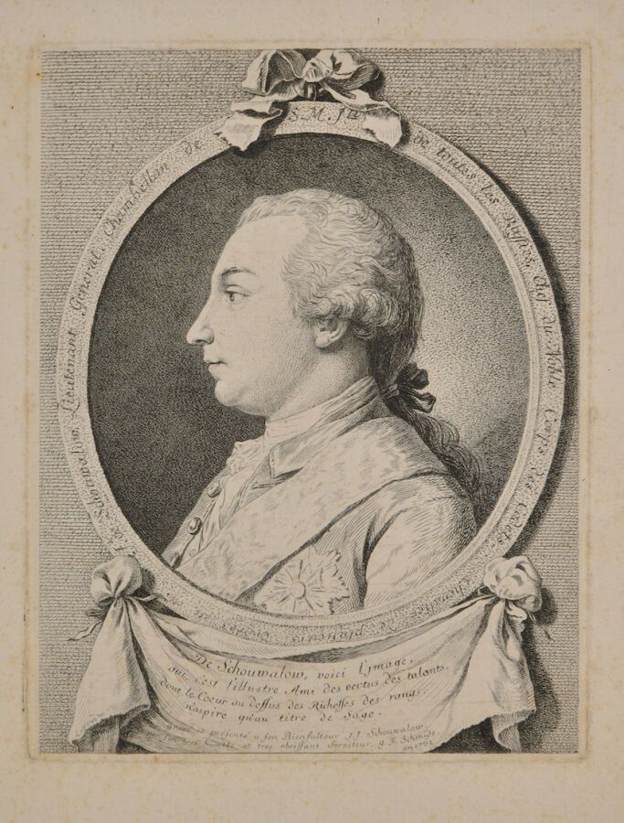 Null Georg-Friedrich Schmidt，根据Louis-Jean-François Lagrené的原作。伊万-伊万诺维奇-舒瓦洛夫的画像。1&hellip;