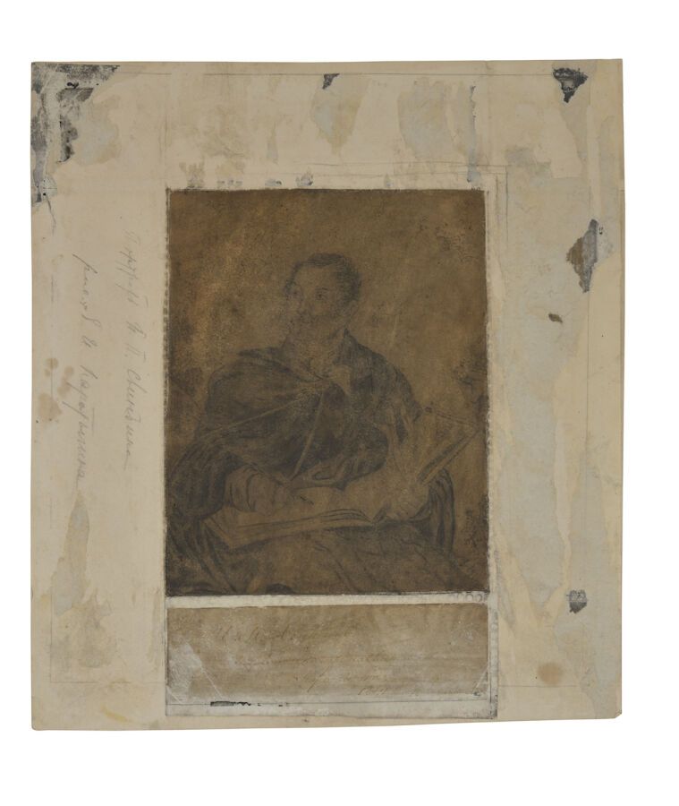 Null 凯瑟琳-伊万诺夫娜-科罗蒂古娜。帕维尔-彼得罗维奇-斯维宁（1787-1839）的画像。1841年11月12日。
纸上铅笔。16 x 12.5厘米。底&hellip;