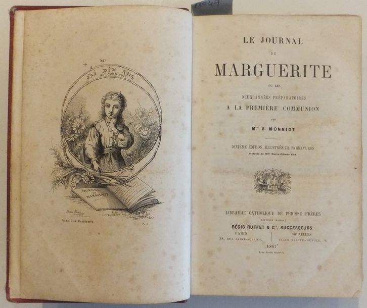 Null LIVRE, Journal de Marguerite (dixième édition), 1867, Mlle Victorine MONNIO&hellip;