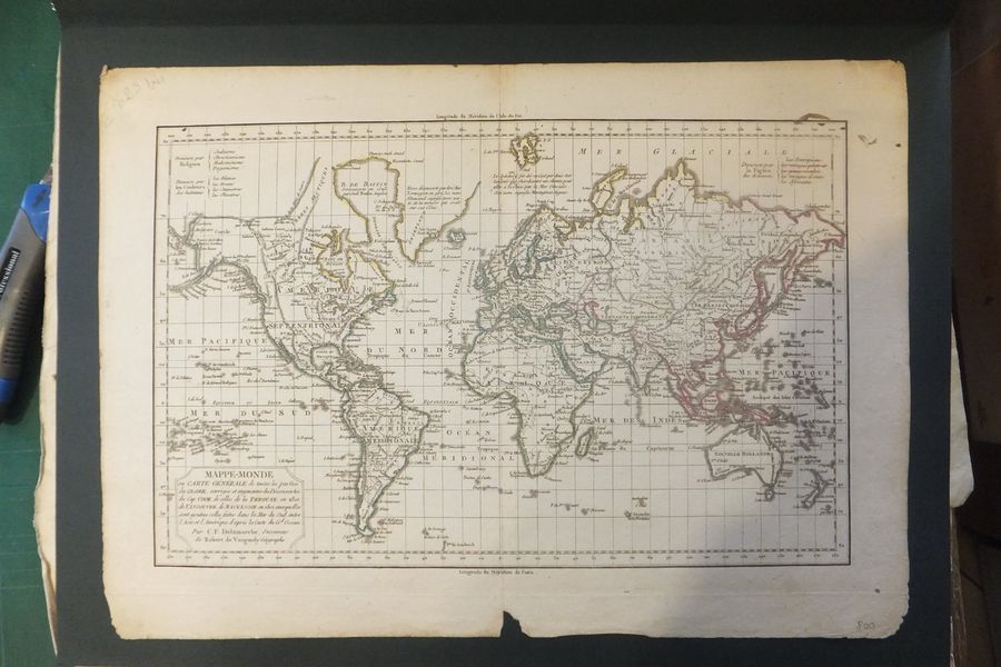 Null MAPPEMONDE, Mappe-monde ou carte générale de toutes les parties du globe, d&hellip;