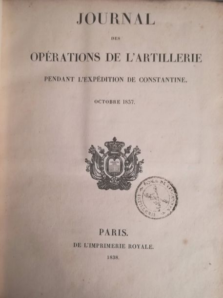 Null TOURNEMINE

Journal des opérations de l'artillerie pendant l'expédition de &hellip;