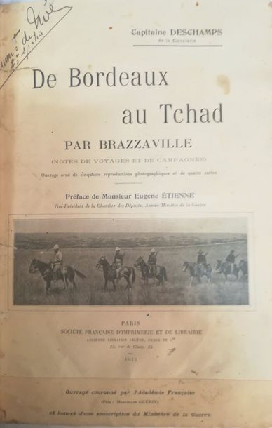 Null DESCHAMPS

De Bordeaux au Tchad par Brazzaville (notes de voyages et de cam&hellip;