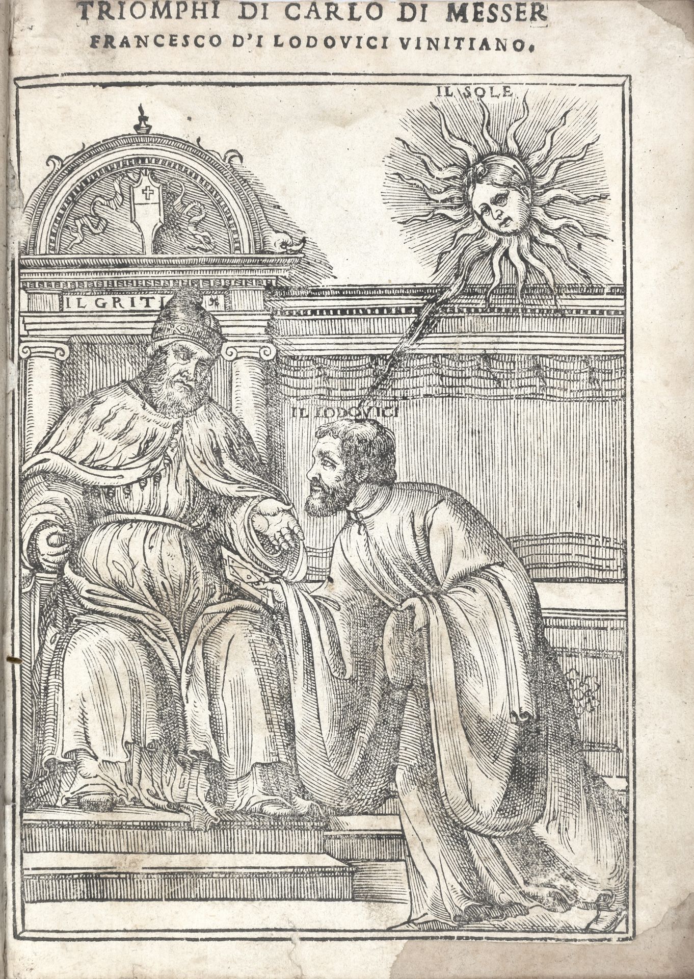 LODOVICI, Francesco de (XVI secolo) - Triomphi di Carlo. Venice: Matteo Pa... LO&hellip;