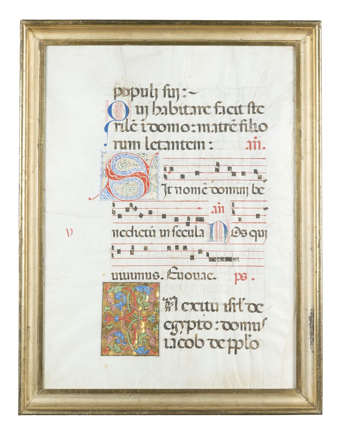 [MANOSCRITTO] - Manoscritto del XV-XVI secolo su pergamena di grande forma... [M&hellip;