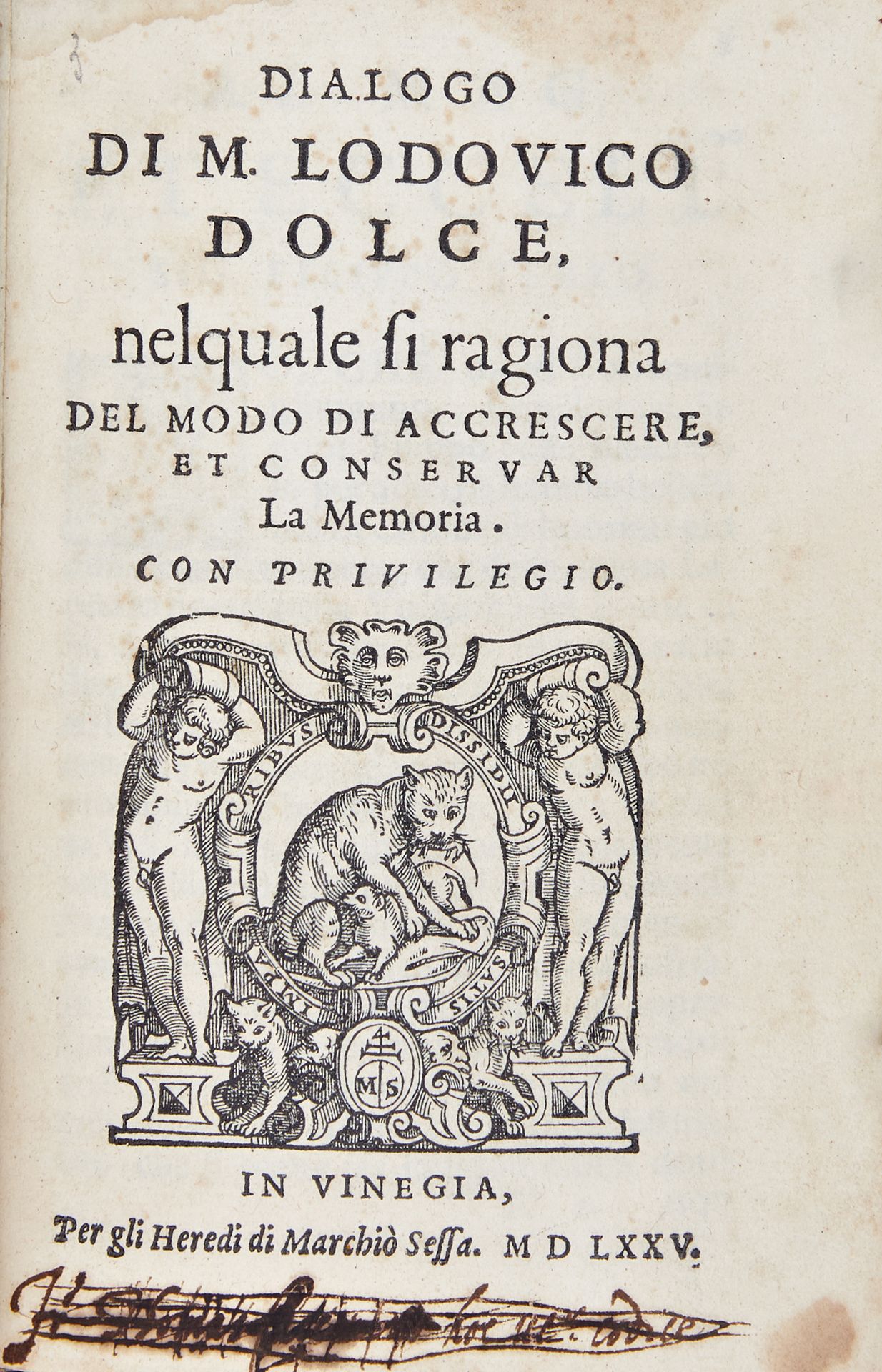 Null DOLCE, Ludovico (1508-1568) - Dialogo nel quale si ragiona del modo di accr&hellip;