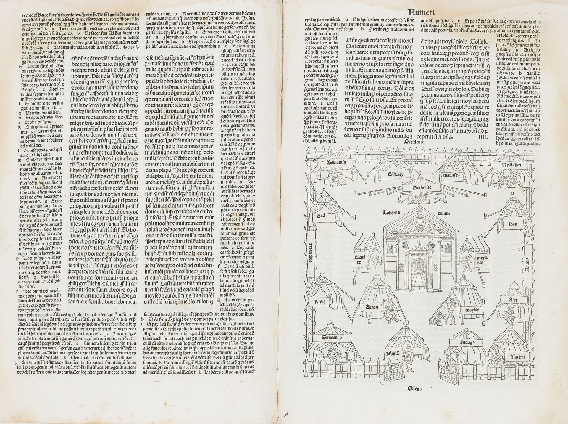 Null [BIBBIA] - DE LYRA, Nicolaus (1270-1349) - Biblia latina cum postillis..Pro&hellip;