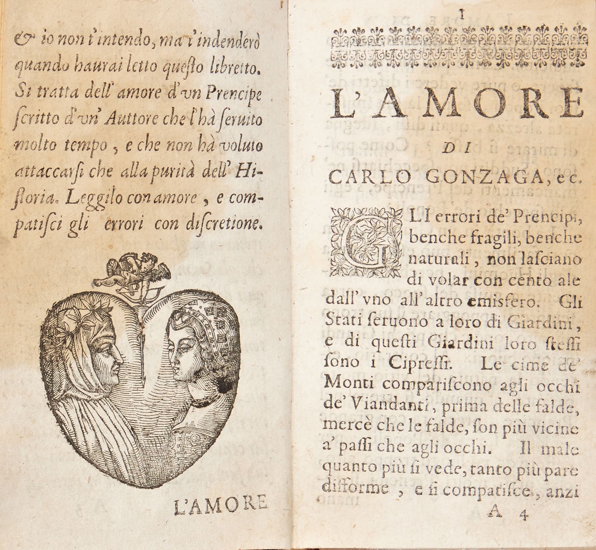 Null LETI, Gregorio (pseudonimo di Giulio CAPOCODA) - L'amore di Carlo Gonzaga, &hellip;