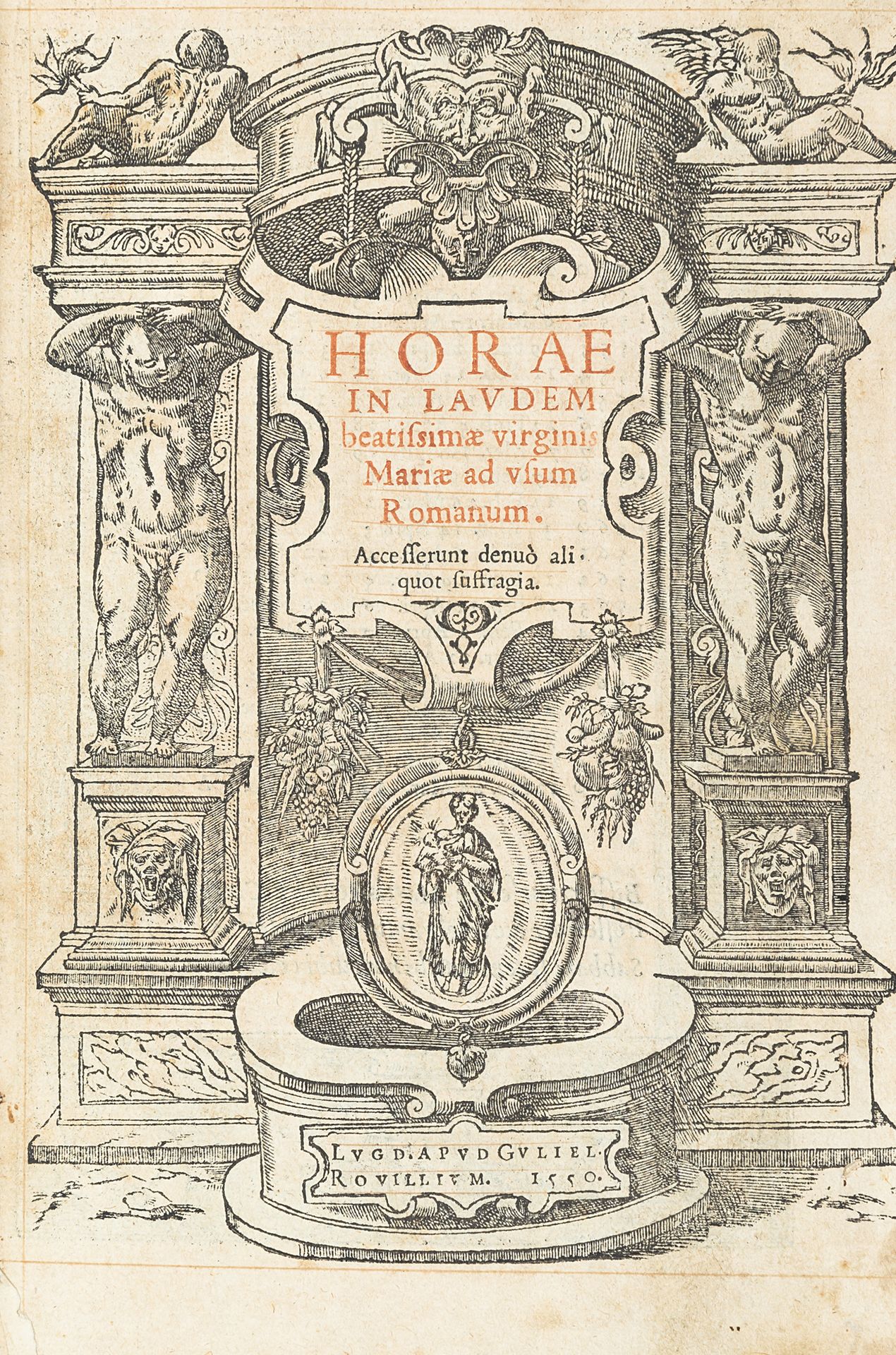 Null [LIBRO D'ORE] - Horae in laudem beatissimae virginis Mariae. Lyon: Guillaum&hellip;