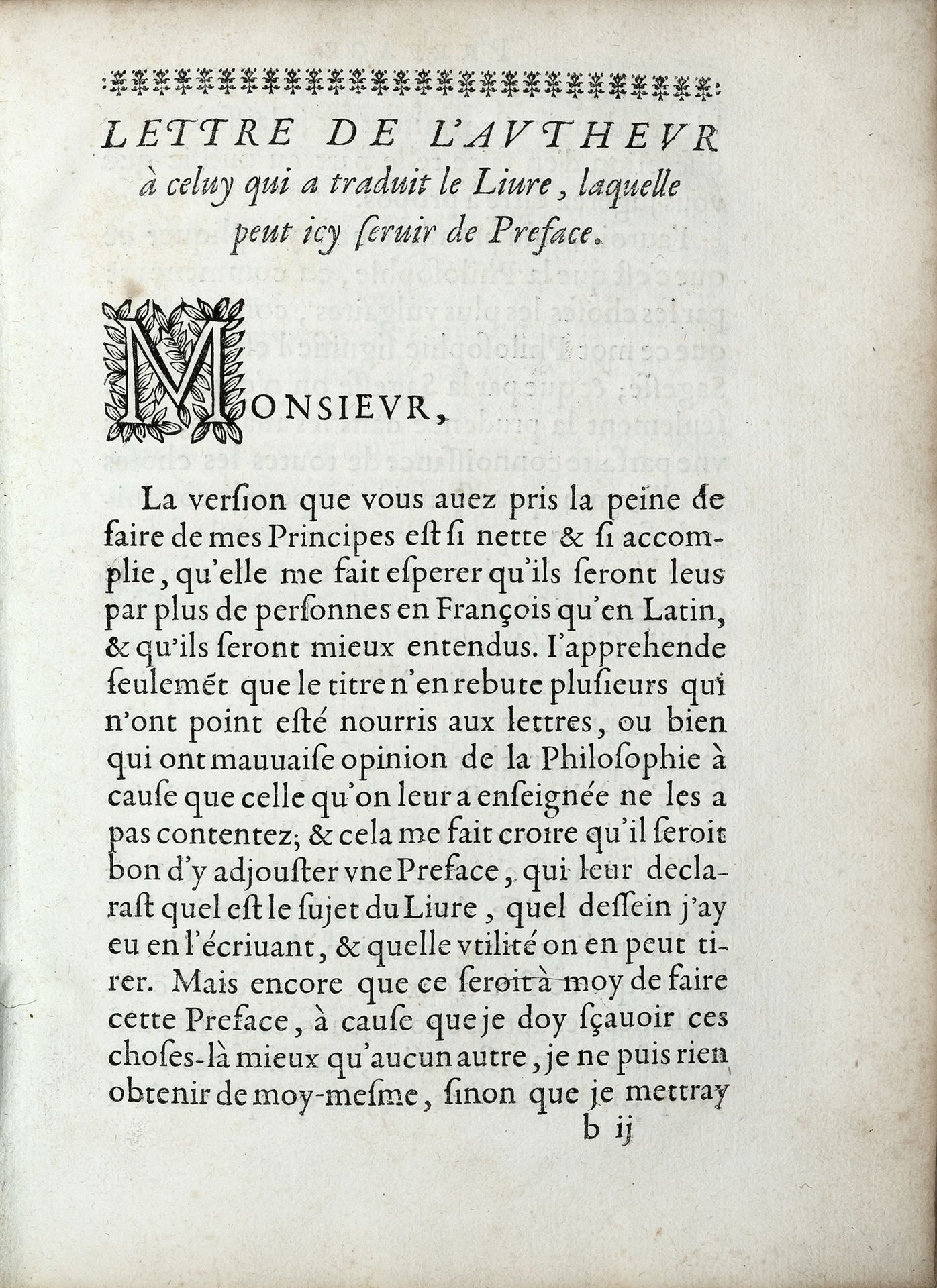 Null DESCARTES, René (1596-1650) - Les principes de la philosophie. Paris: Henry&hellip;