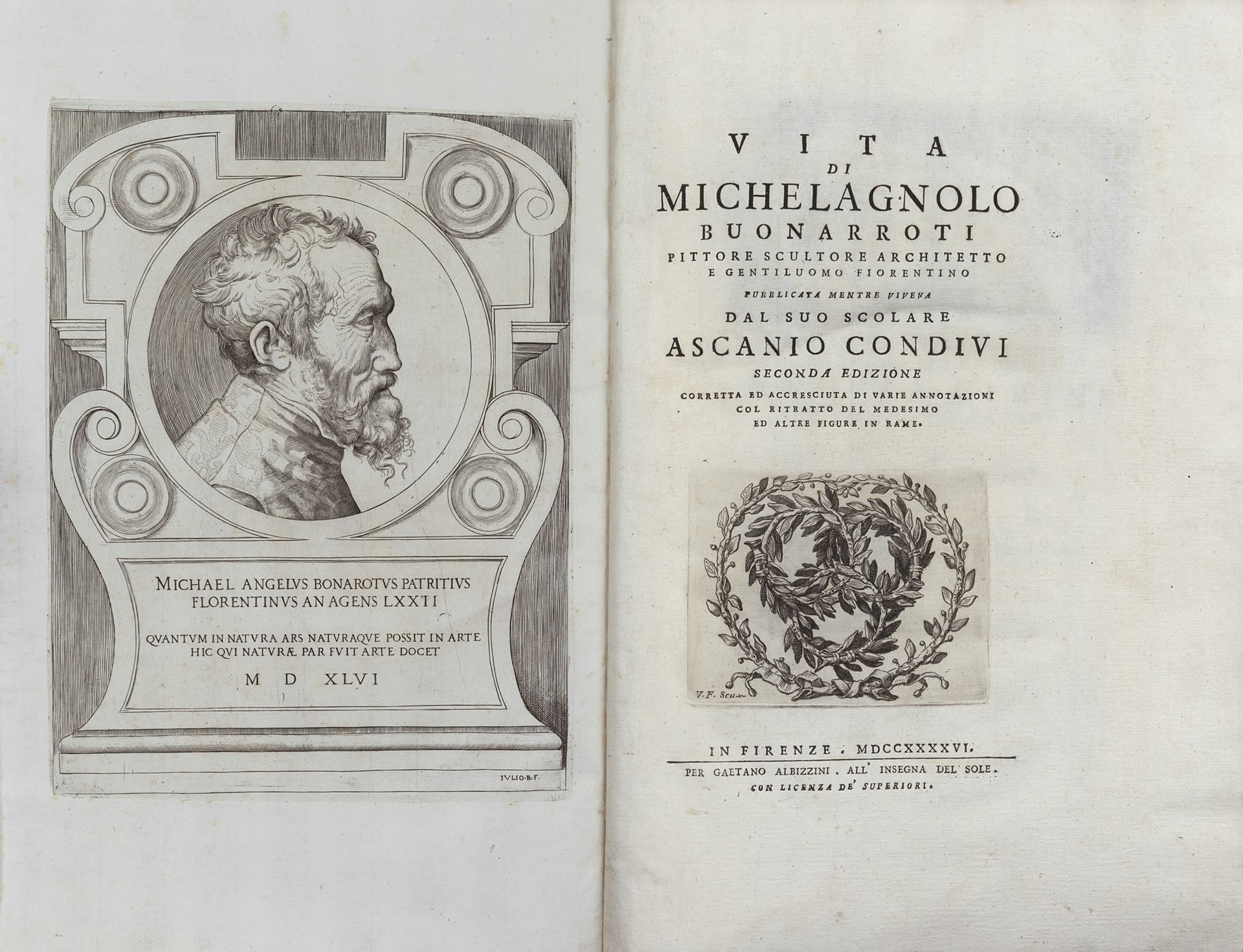 Null CONDIVI, Ascanio (1525-1574) - Vita di Michelagnolo Buonarroti pittore scul&hellip;