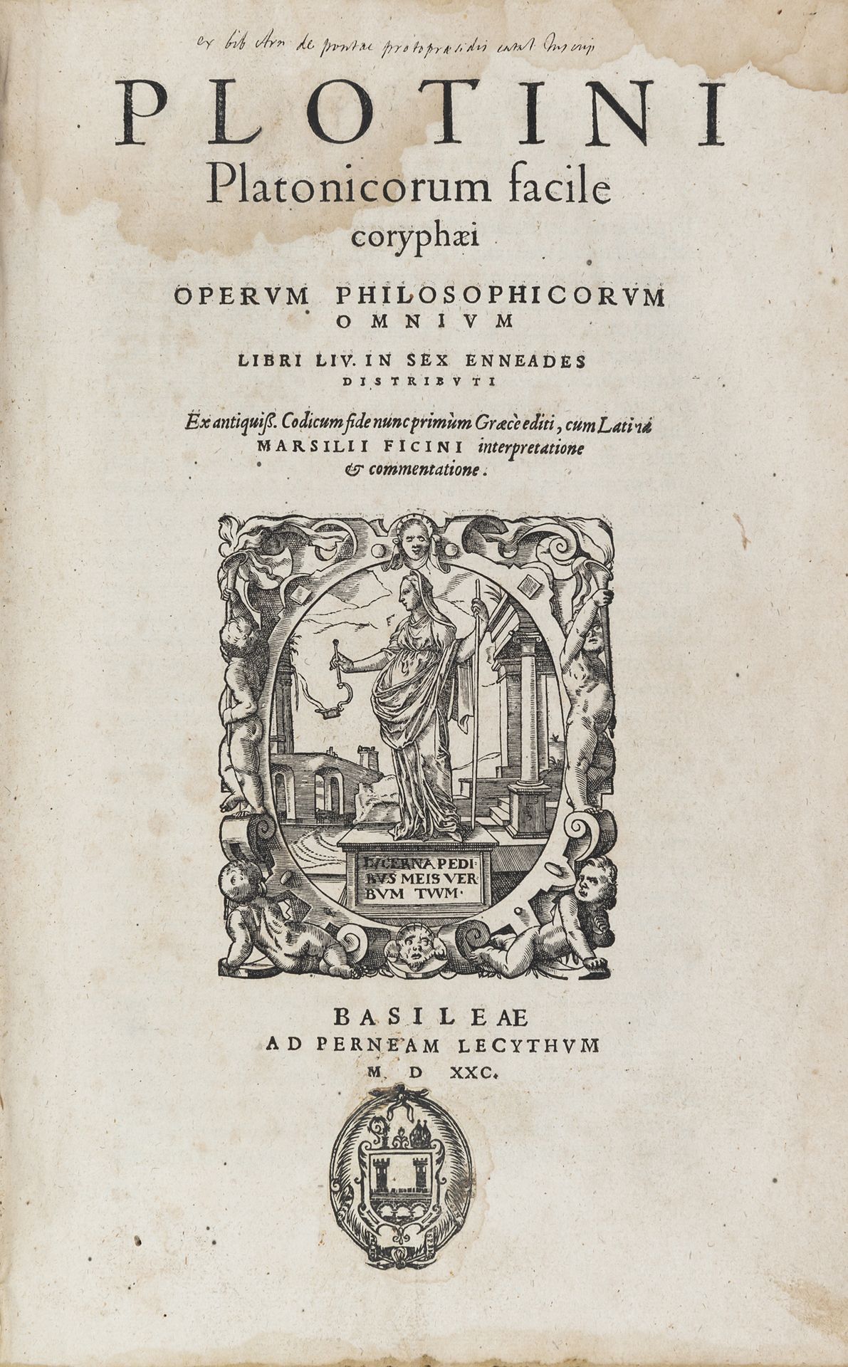 Null PLOTINUS (204-270) - Operum philosophicorum omnium libri LIV. Tradotto da M&hellip;