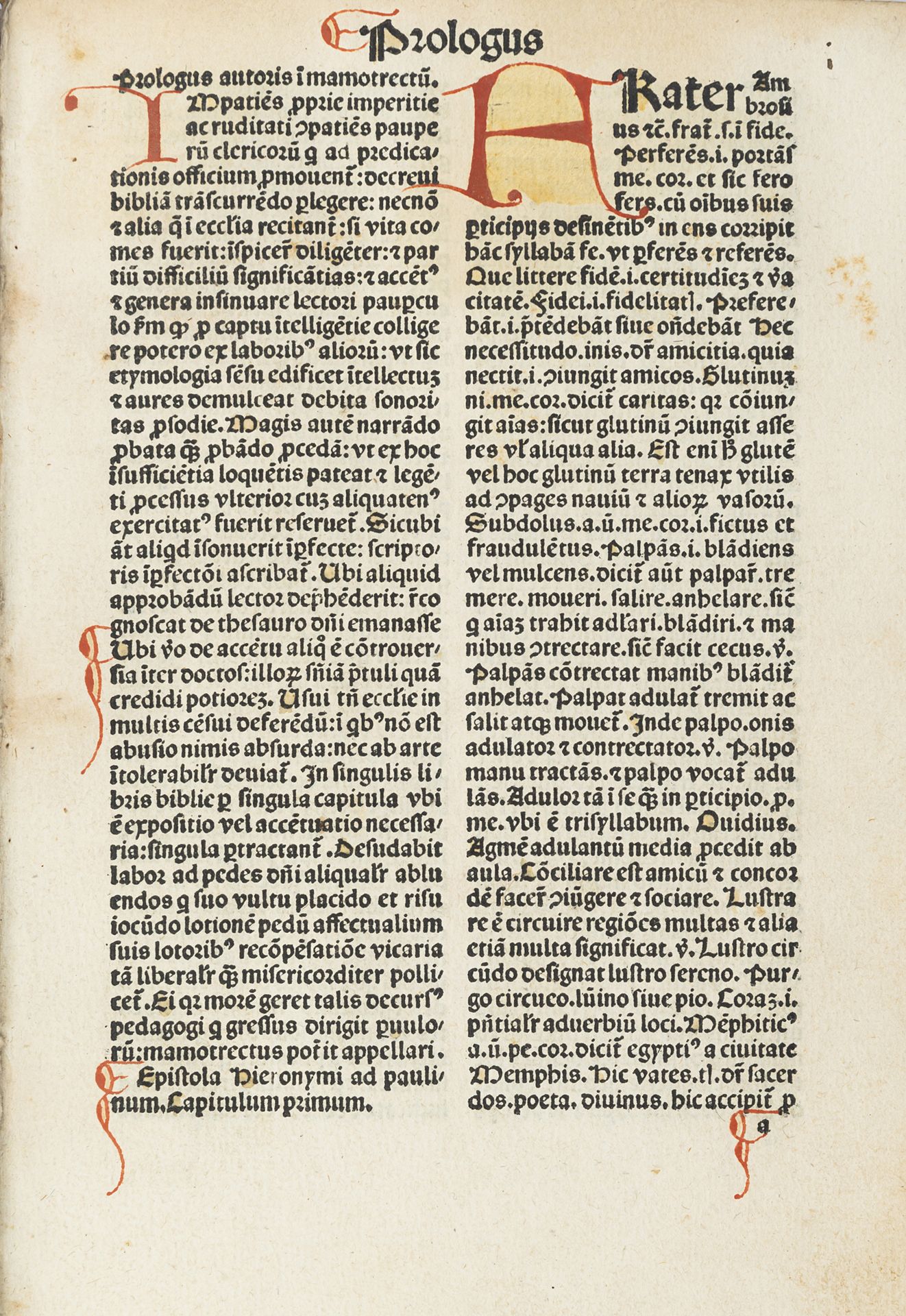 Null MARCHESINO da Reggio - Mammotrectus super Bibliam. Venice: Octavianus Scotu&hellip;