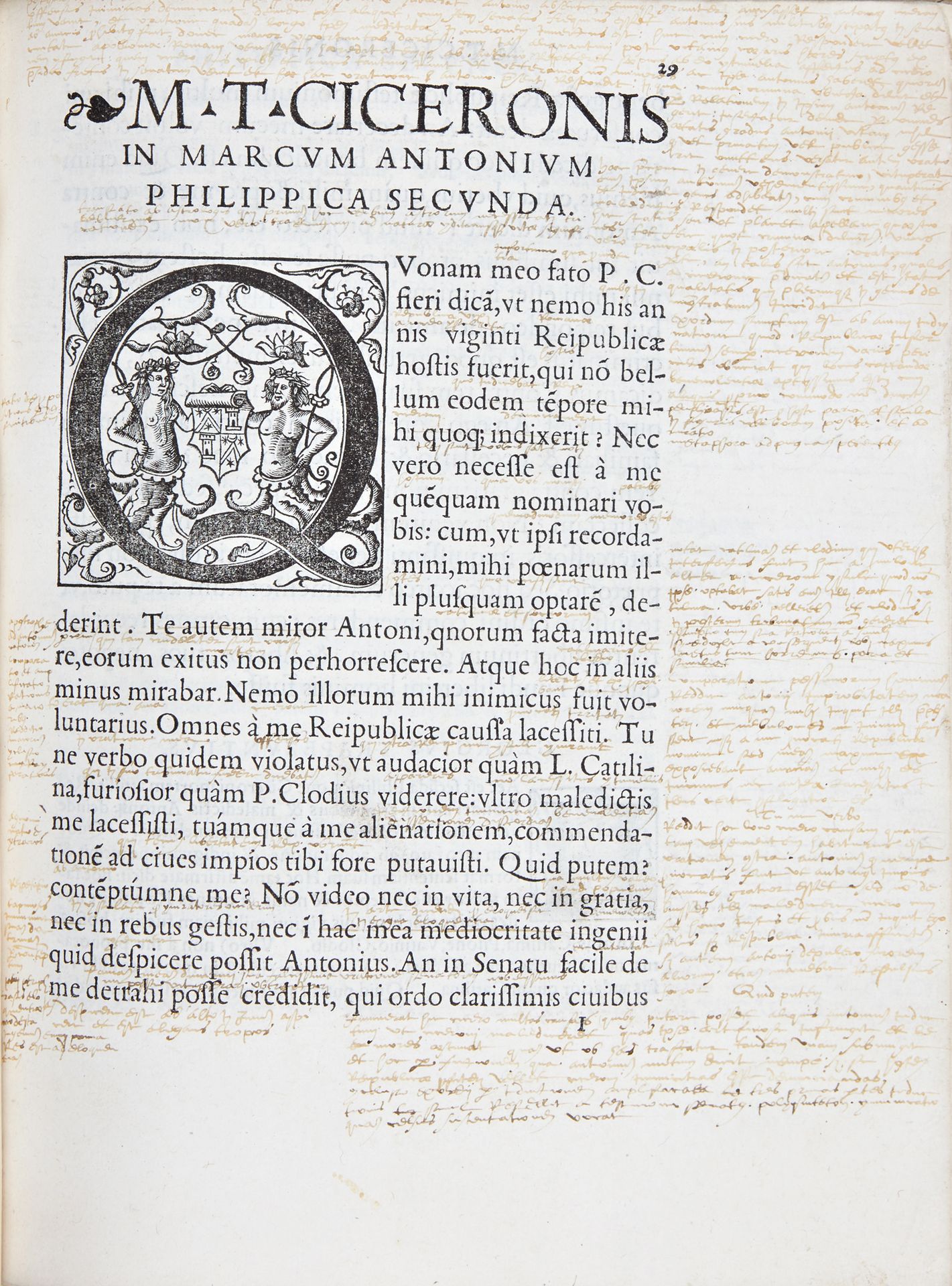 Null CICERONE, Marco Tullio (106 A.C.-43 A.C.) - Philippicae, diligentissime ad &hellip;