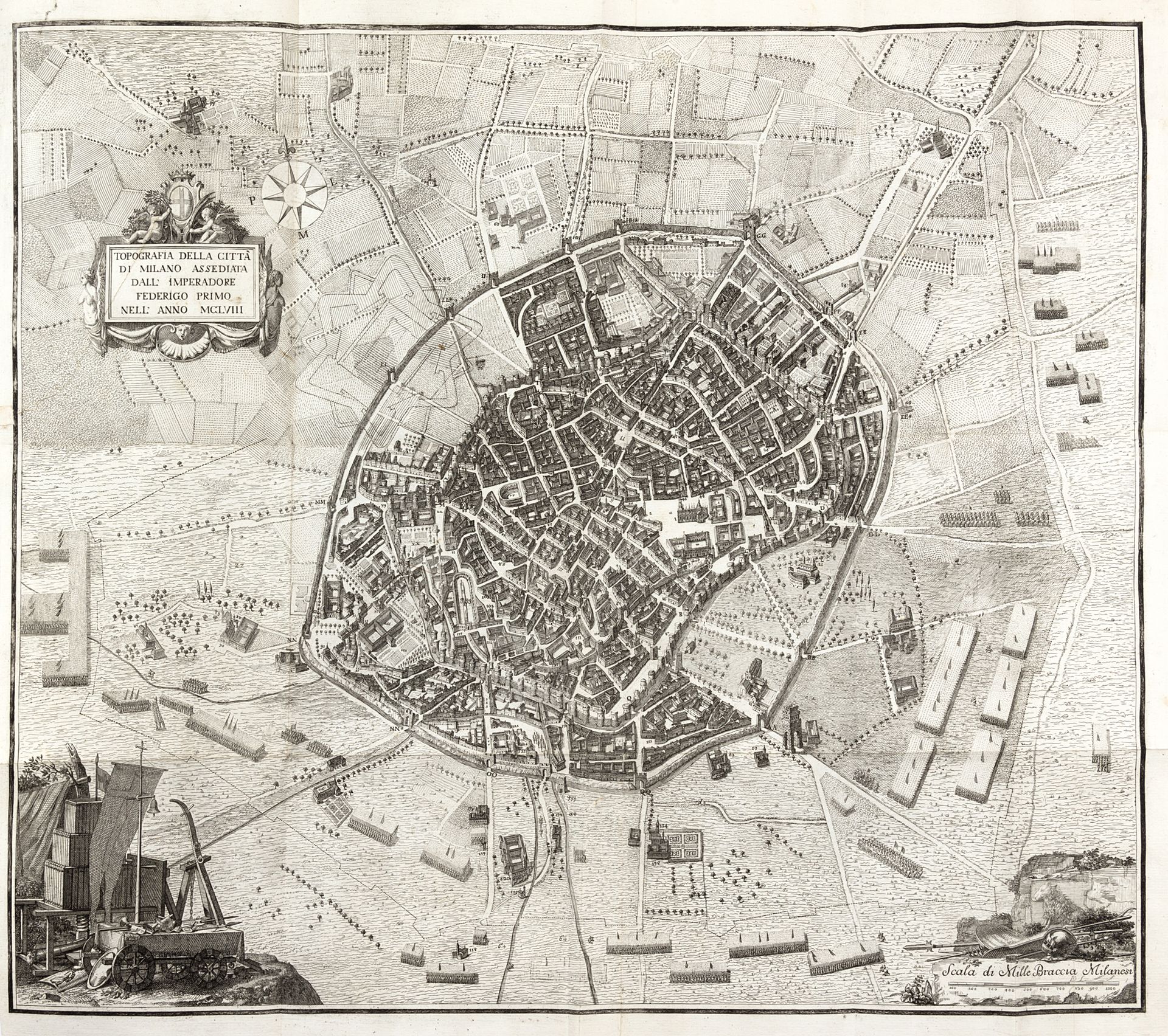 Null [MILANO] - FUMAGALLI, Angelo (1728-1804) - Le vicende di Milano durante la &hellip;