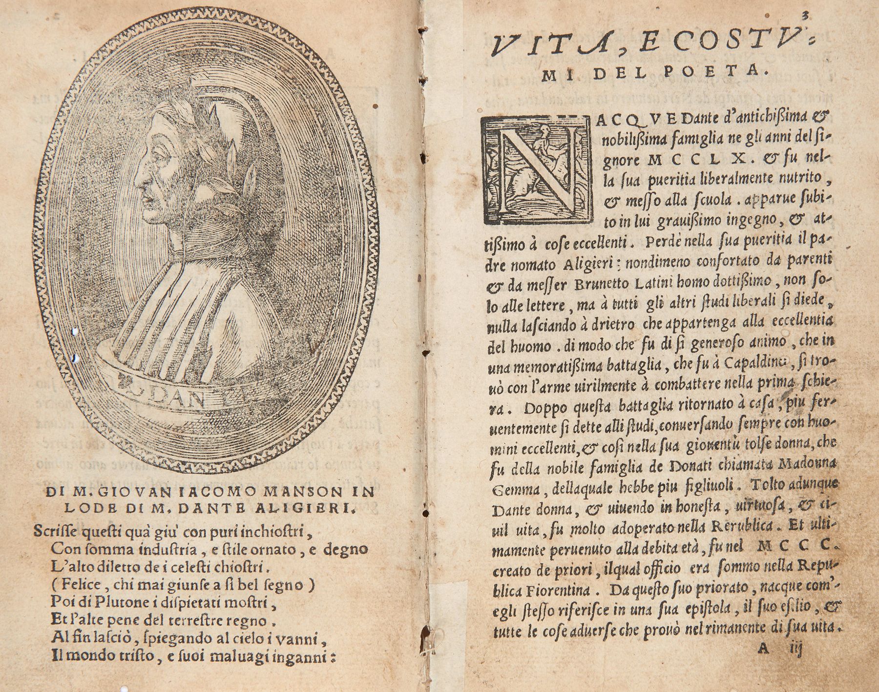 Null DANTE ALIGHIERI (1265-1321) - Dante con nuove et utilissime annotationi.威尼斯&hellip;