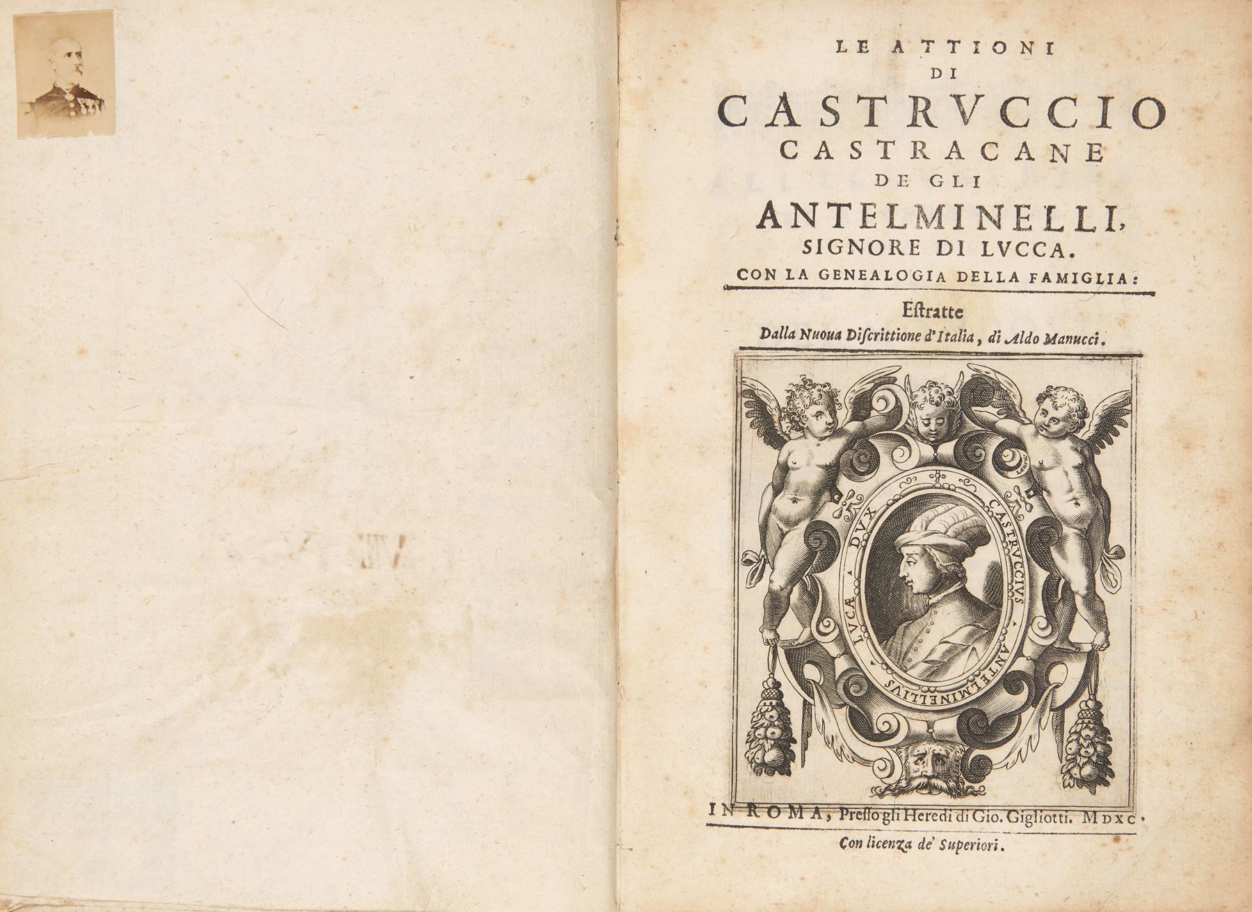 Null MANUZIO, Aldo (1547-1597) - Le attioni di Castruccio Castracane de gli Ante&hellip;