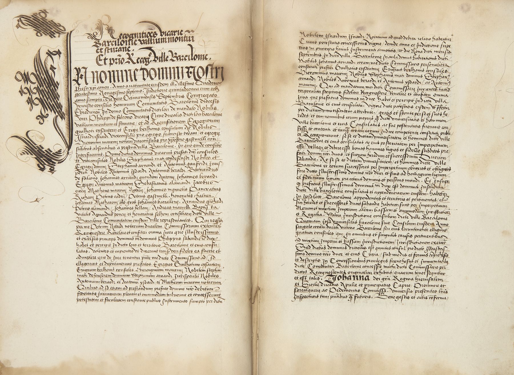 Null [MANOSCRITTO NOTARILE] - 1497年的手写本在副本中。1497.

这是一份早期的纸质手稿，涉及人口普查，或者说是个人所有者的&hellip;