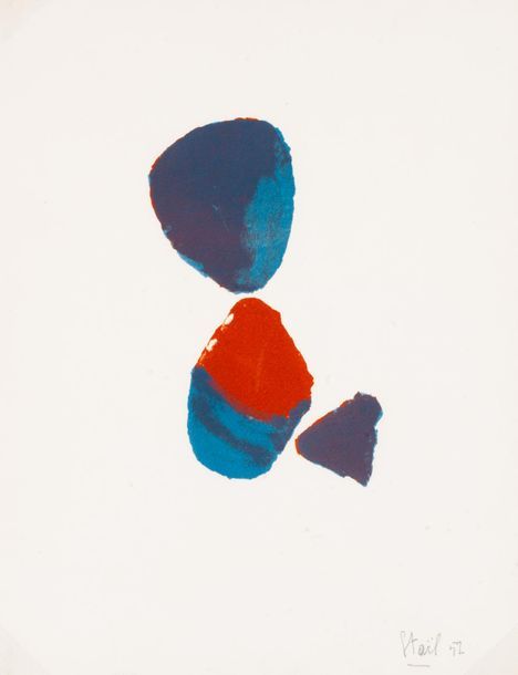 Null Nicolas DE STAËL (1914-1955) 
Composition, 1958 
Lithographie en couleurs, &hellip;