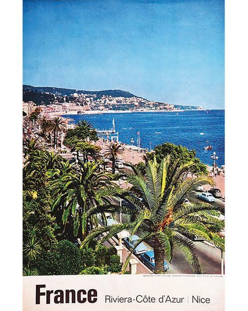TRUBERT Nice Riviera Côte d'Azur 1964 Desfossés Paris

 Affiche entoilée/ Vintag&hellip;