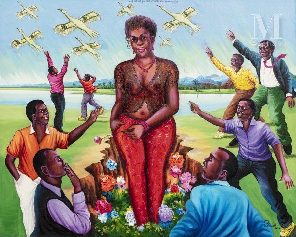Monsengo SHULA (né en 1959) What makes men run, 2012

Acrylic on canvas signed a&hellip;