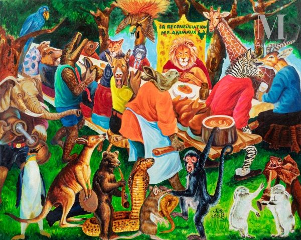 JP Mika (né en 1980) The reconsultation of animals, 2009

Acrylic on canvas sign&hellip;