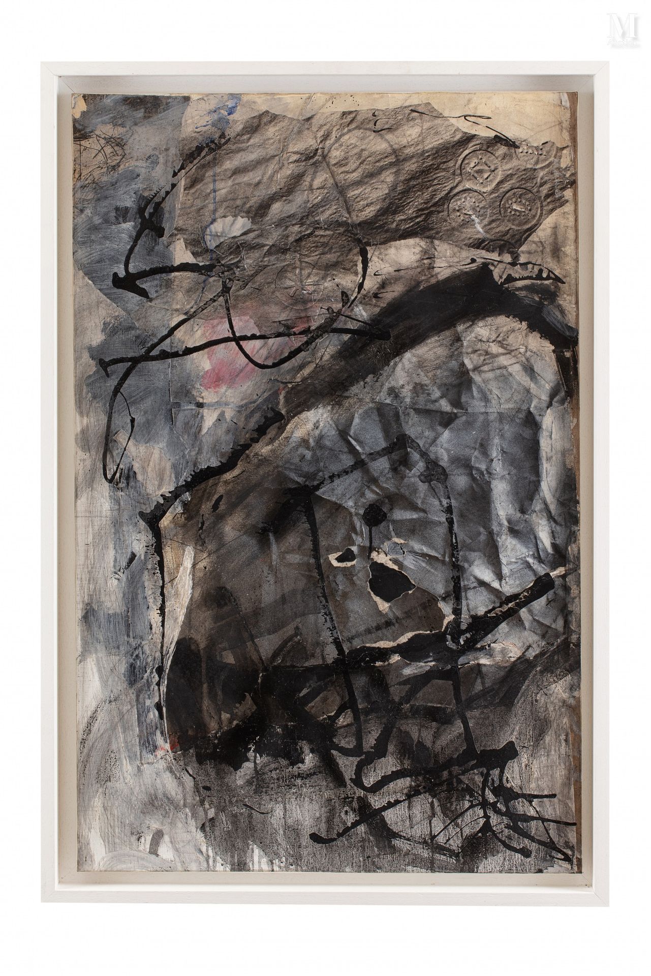 Antoni CLAVE (1913- 2005) El nas negre, 1977

Huile et collage sur toile signée,&hellip;