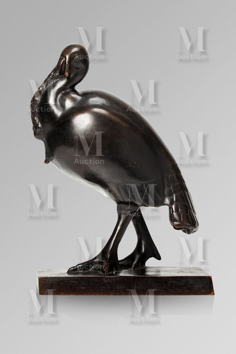 Null Simone BOUTAREL (1892 - 1932)

"Dindon sauvage"

Sculpture en bronze à pati&hellip;