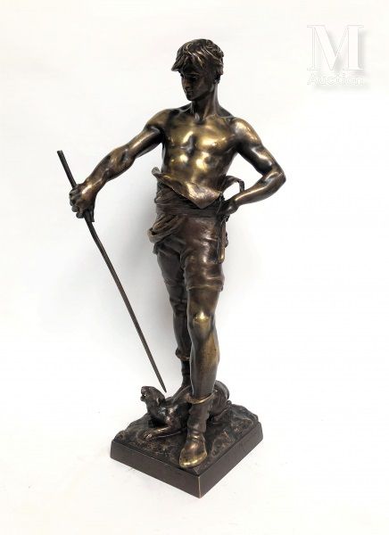 Null Eugène MARIOTON (1854-1933)

Belluaire

Bronze mit goldener Patina, auf der&hellip;