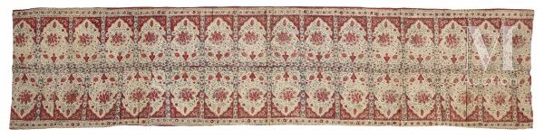 Bordure de Kalamkar Inde, vers 1900

Tenture en coton imprimé à la main, décoré &hellip;