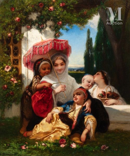 Louis DEVEDEUX (Clermond-Ferrand 1820 - Paris 1874) La princesse et ses enfants
&hellip;