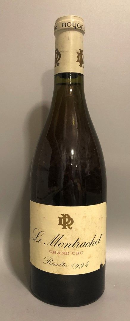 1 bouteille LE MONTRACHET, Rougeot-Dupin 1994 (étiquette légèrement tachée, étiq&hellip;