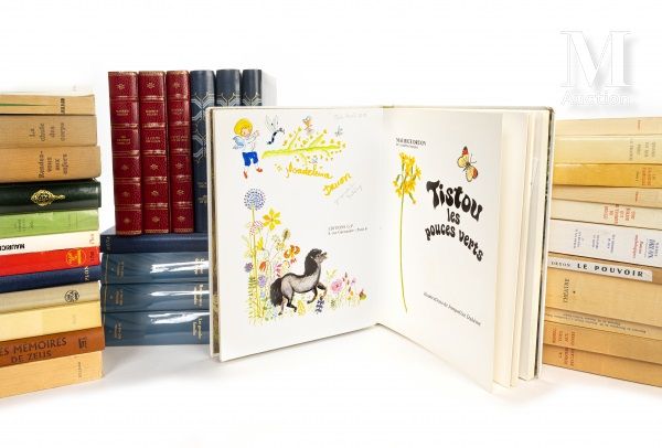DRUON (Maurice) Œuvres diverses dont éditions originales numérotées, 60 volumes &hellip;