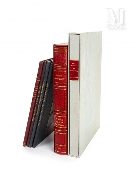 MAUROIS (André) Ensemble de 6 volumes : 

- Ensemble de manuscrits et documents &hellip;