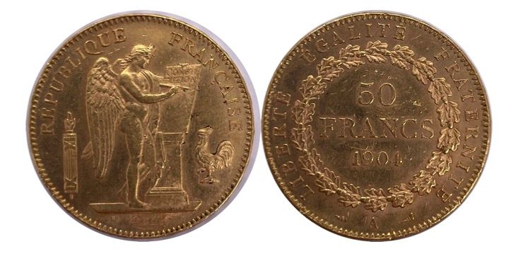 Null France - Troisième République

Une monnaie de 50 francs Génie de la Républi&hellip;