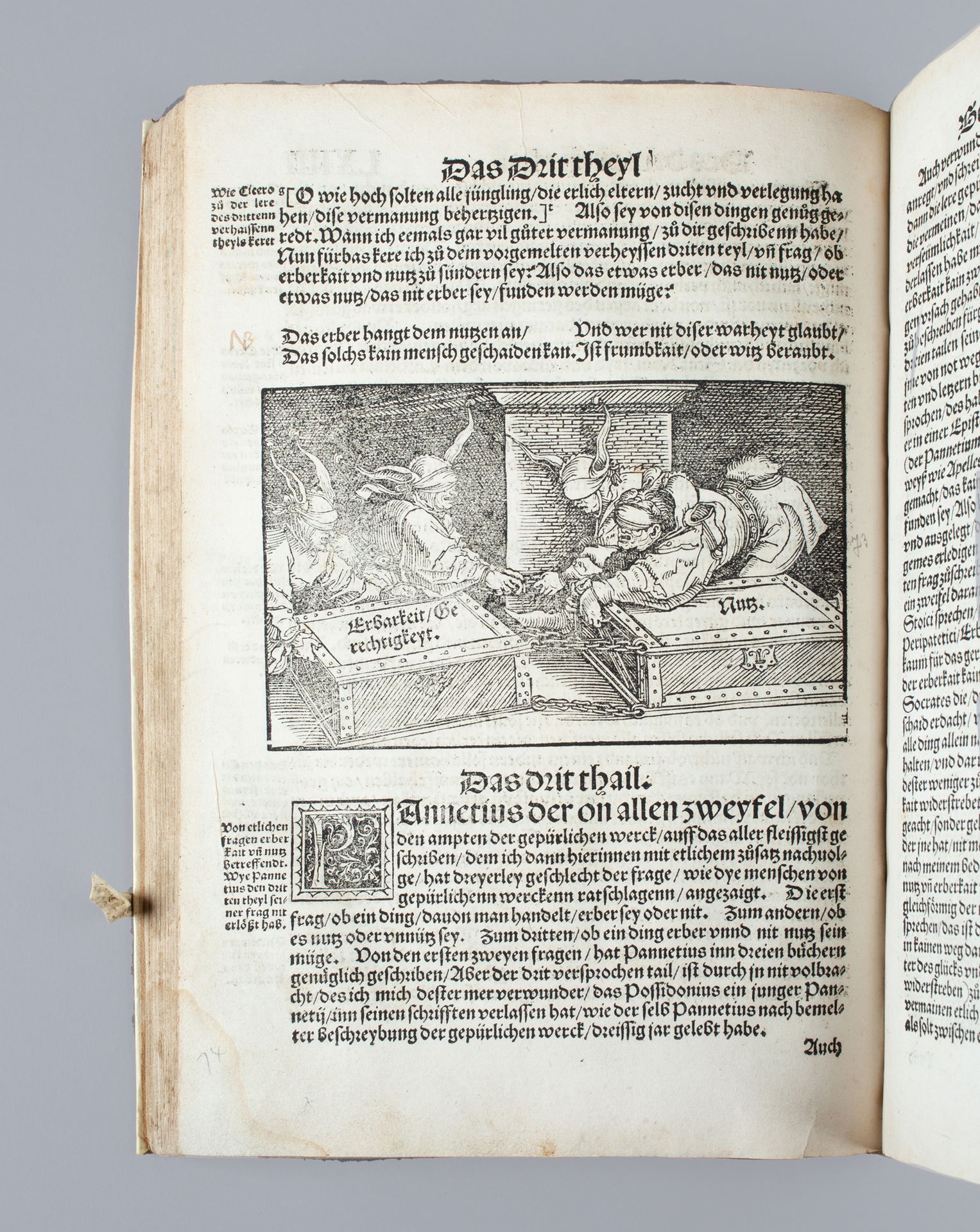 CICERON. 官员。S.L., 1531 [colophon上]：奥格斯堡，海因里希-斯泰纳，1531年4月29日。哥特式对开本，牛皮纸，花边（现代装订）。&hellip;