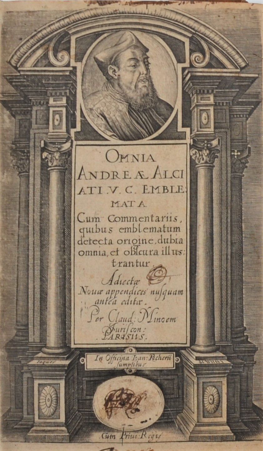 ALCIAT (André). Omnia emblemata. París, Jean Richer, s.D. [1601]. Gran volumen e&hellip;