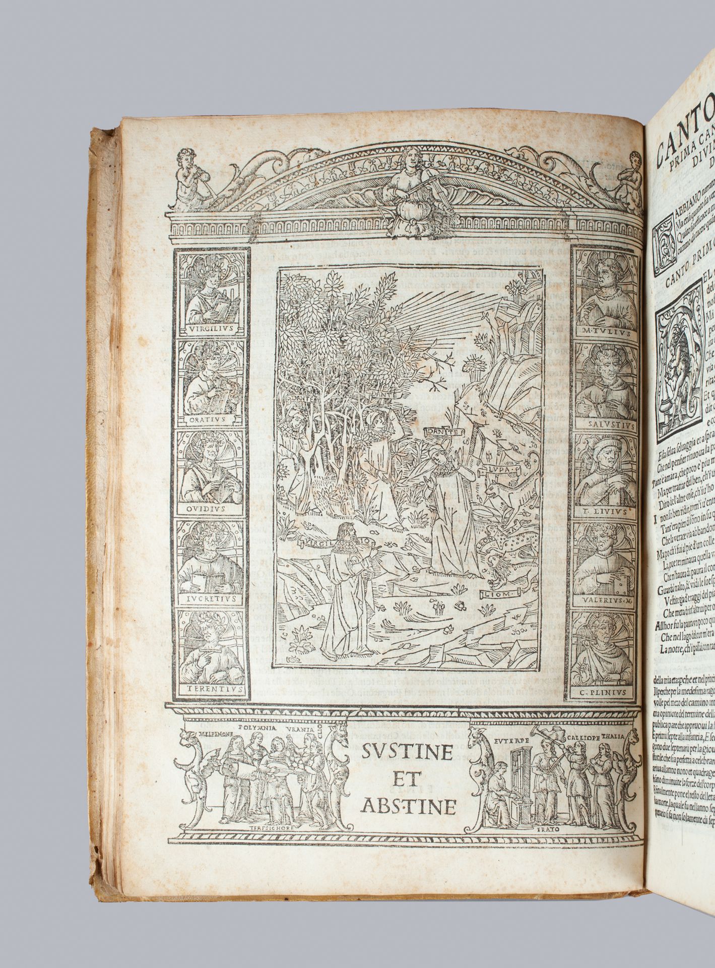 DANTE. Comedia. S.L., 1529 [en el colofón] : Venecia, Jacob de Burgofranco para &hellip;