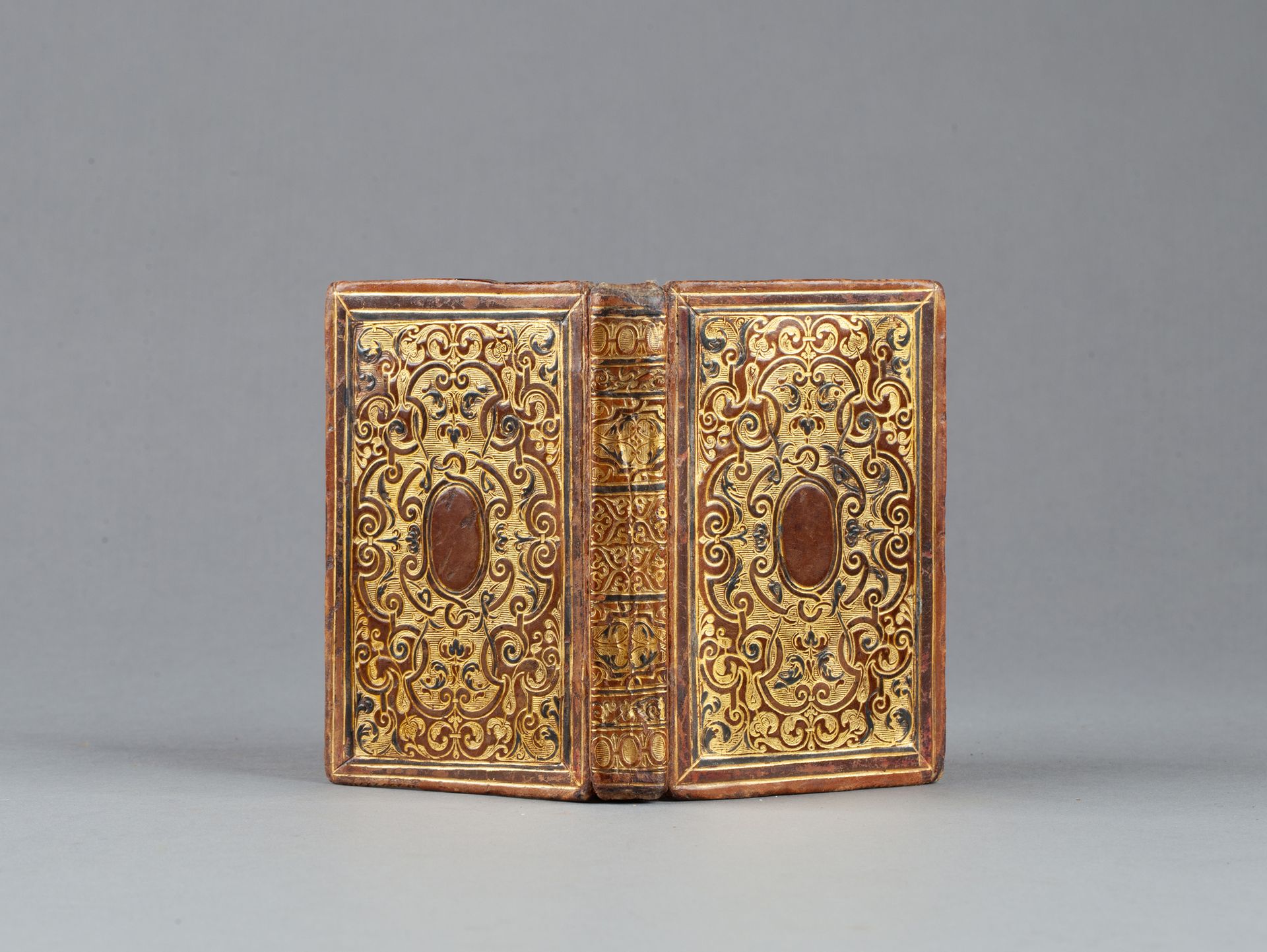 SALLUSTE. Conjuratio catilinae, et Bellum Iugurthinum.里昂，安托万-格里菲，1570年。16页，黄褐色小牛&hellip;