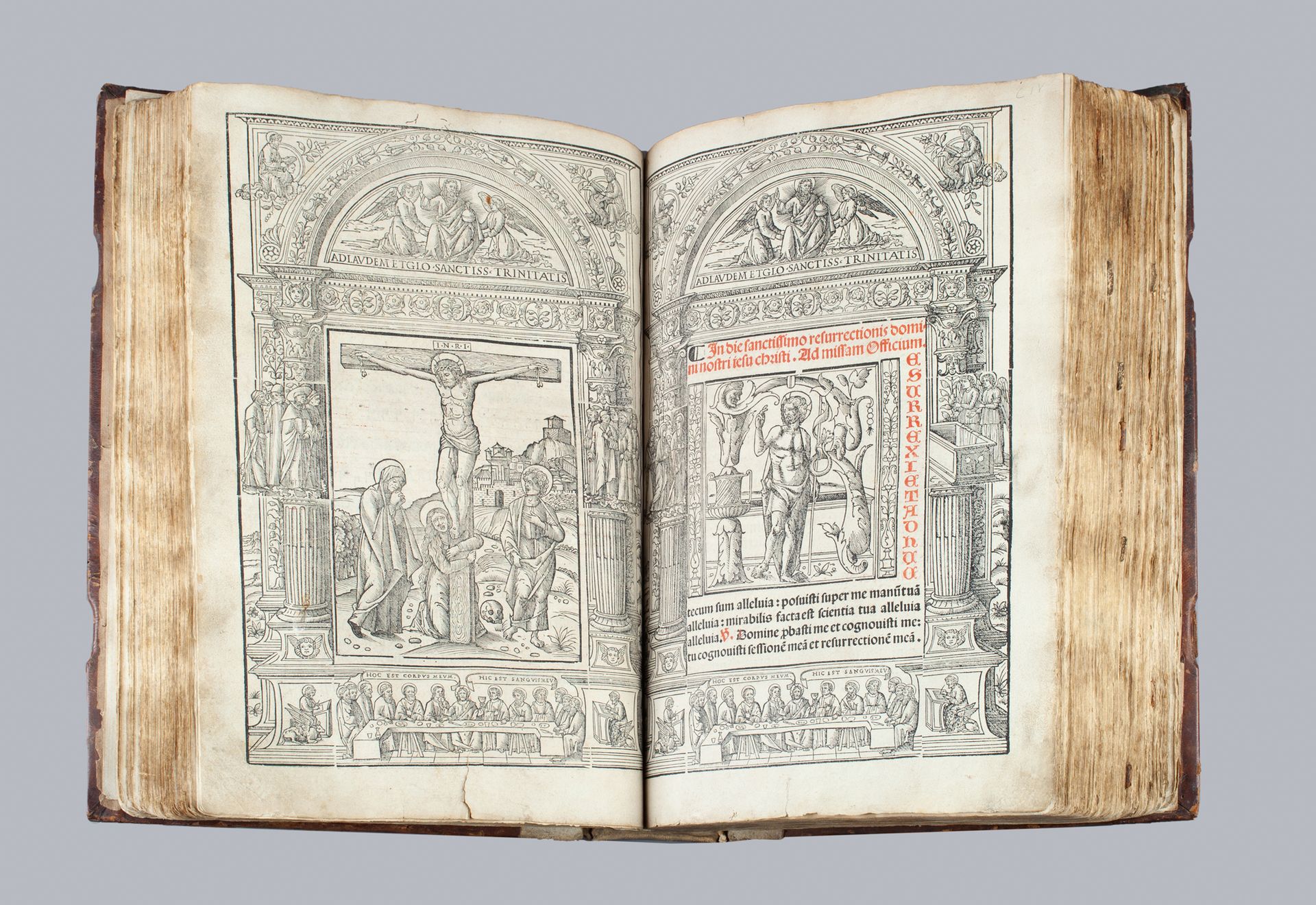 MISSEL VÉNITIEN. Missale predicatorum.S.L.N.D.[在上页]。威尼斯]，卢坎托尼奥-吉翁塔，1504年7月。大卷对开本&hellip;