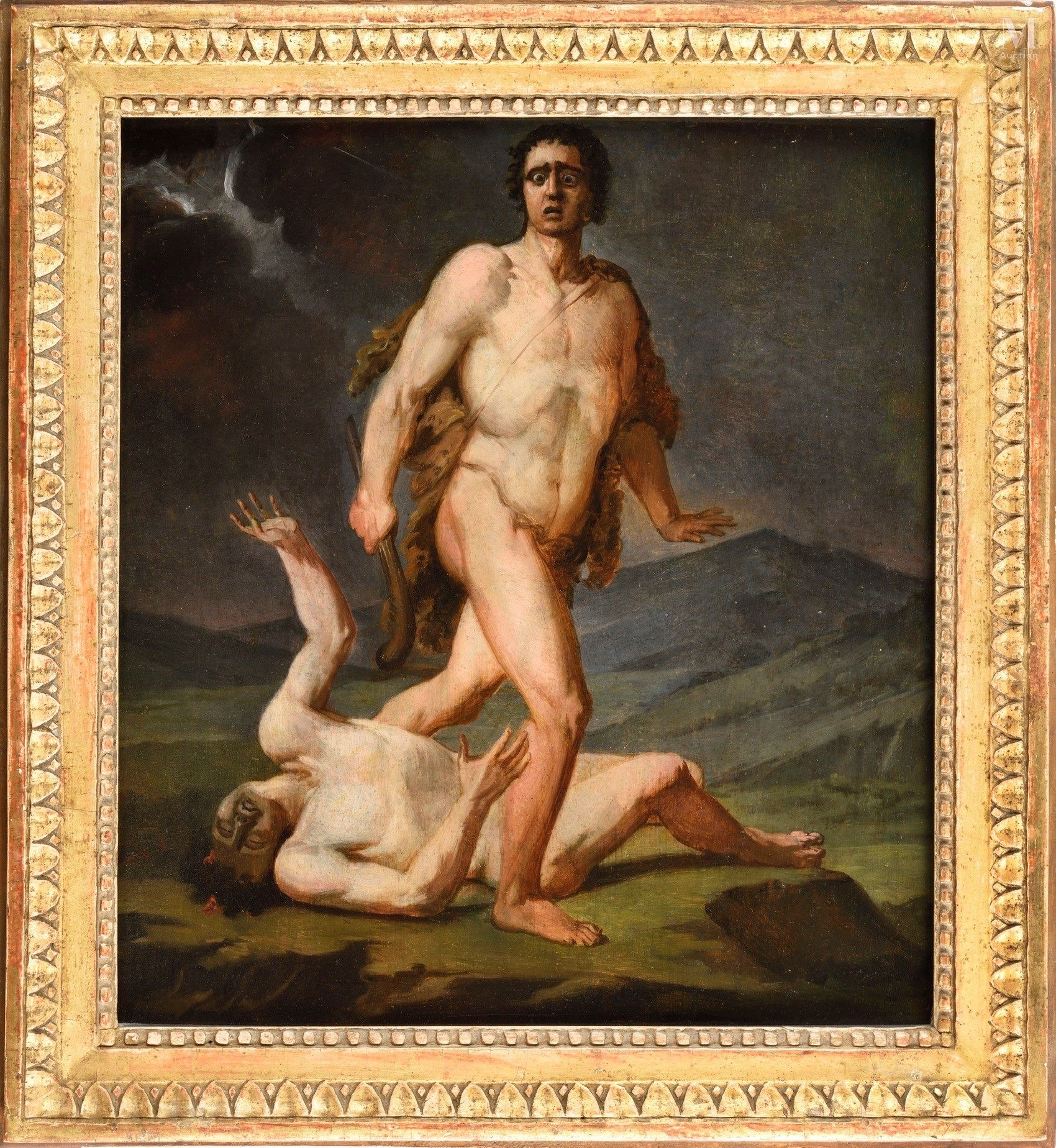 ECOLE FRANCAISE DU XIXème siècle 
CAIN ET ABEL




Panneau 



37 x 33,5 cm
